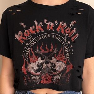 Fashion Nova Black Graphic Tee